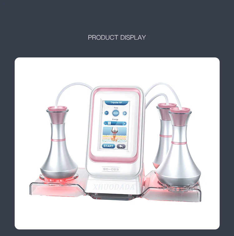3 in 1 Tool 80K Cavitation Ultrasonic Body Slimming Machine Multi-Polar Frequency Anti-Wrinkle Rejuvenation Skin Lift Tighten