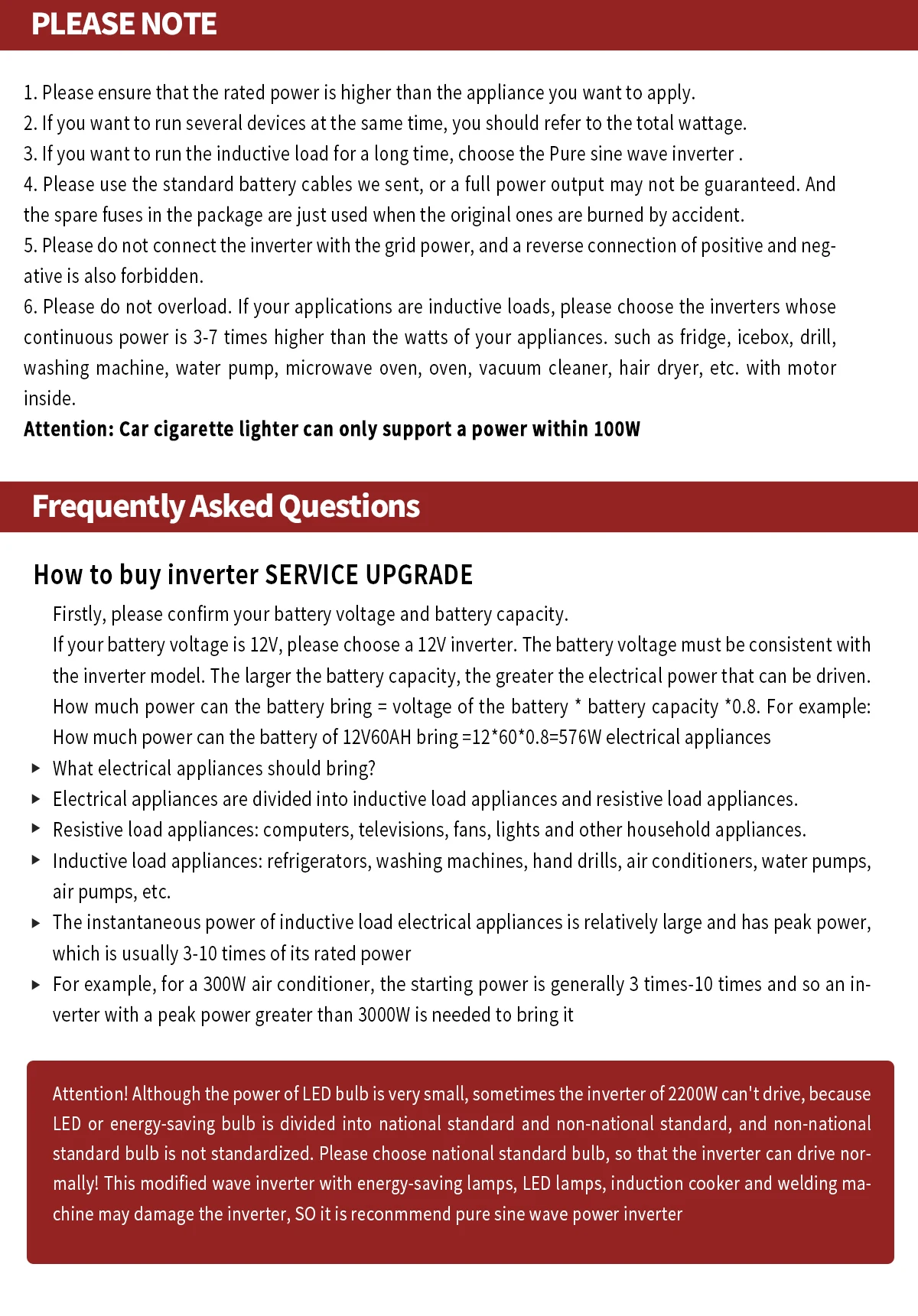Pure Sine Wave Inverter 1600W/2200W/3000W/4000W DC 12V/24V to AC 220V 50hz Power Inverter Charger Adapter Universal Socket