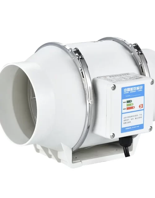 4-inch 220V Exhaust Fans For Home With  Silent Inline Pipe Duct