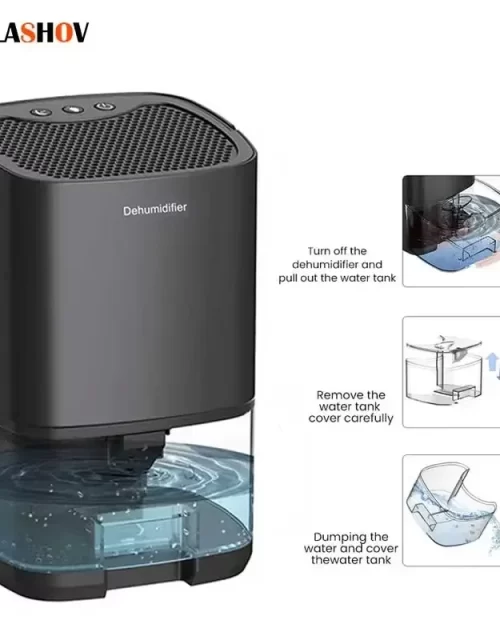 Air Dehumidifier With Portable Mute Moisture Absorbing Machine